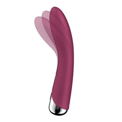 Spinning Vibe 1 - Red – Rechargeable, Discreet, Intimate Wellness Accessory – Quiet, Rechargeable, Waterproof, Couples & Solo Use, Discreet Intimate Wellness Accessory