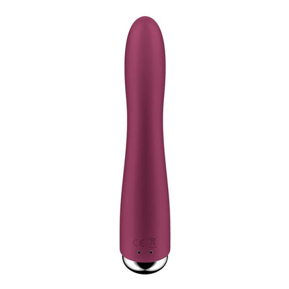 Spinning Vibe 1 - Red – Rechargeable, Discreet, Intimate Wellness Accessory – Quiet, Rechargeable, Waterproof, Couples & Solo Use, Discreet Intimate Wellness Accessory