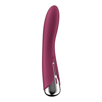 Spinning Vibe 1 - Red – Rechargeable, Discreet, Intimate Wellness Accessory – Quiet, Rechargeable, Waterproof, Couples & Solo Use, Discreet Intimate Wellness Accessory