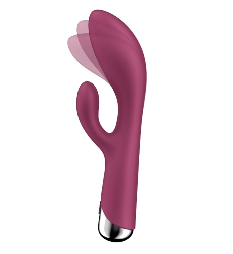 Spinning Rabbit 1 - Red – Rechargeable, Discreet, Intimate Wellness Accessory – Quiet, Rechargeable, Waterproof, Couples & Solo Use, Discreet Intimate Wellness Accessory