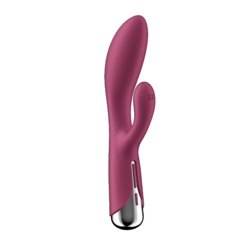 Spinning Rabbit 1 - Red – Rechargeable, Discreet, Intimate Wellness Accessory – Quiet, Rechargeable, Waterproof, Couples & Solo Use, Discreet Intimate Wellness Accessory
