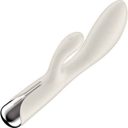 Spinning Rabbit 1 - Beige – Rechargeable, Discreet, Intimate Wellness Accessory – Quiet, Rechargeable, Waterproof, Couples & Solo Use, Discreet Intimate Wellness Accessory