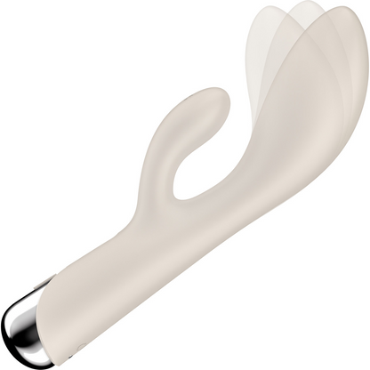 Spinning Rabbit 1 - Beige – Rechargeable, Discreet, Intimate Wellness Accessory – Quiet, Rechargeable, Waterproof, Couples & Solo Use, Discreet Intimate Wellness Accessory
