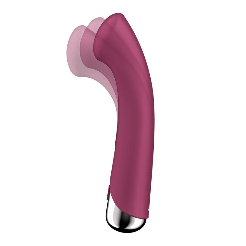 Spinning G-Spot 1 - Red – Rechargeable, Discreet, Intimate Wellness Accessory – Quiet, Rechargeable, Waterproof, Couples & Solo Use, Discreet Intimate Wellness Accessory