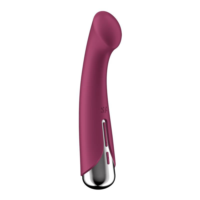 Spinning G-Spot 1 - Red – Rechargeable, Discreet, Intimate Wellness Accessory – Quiet, Rechargeable, Waterproof, Couples & Solo Use, Discreet Intimate Wellness Accessory
