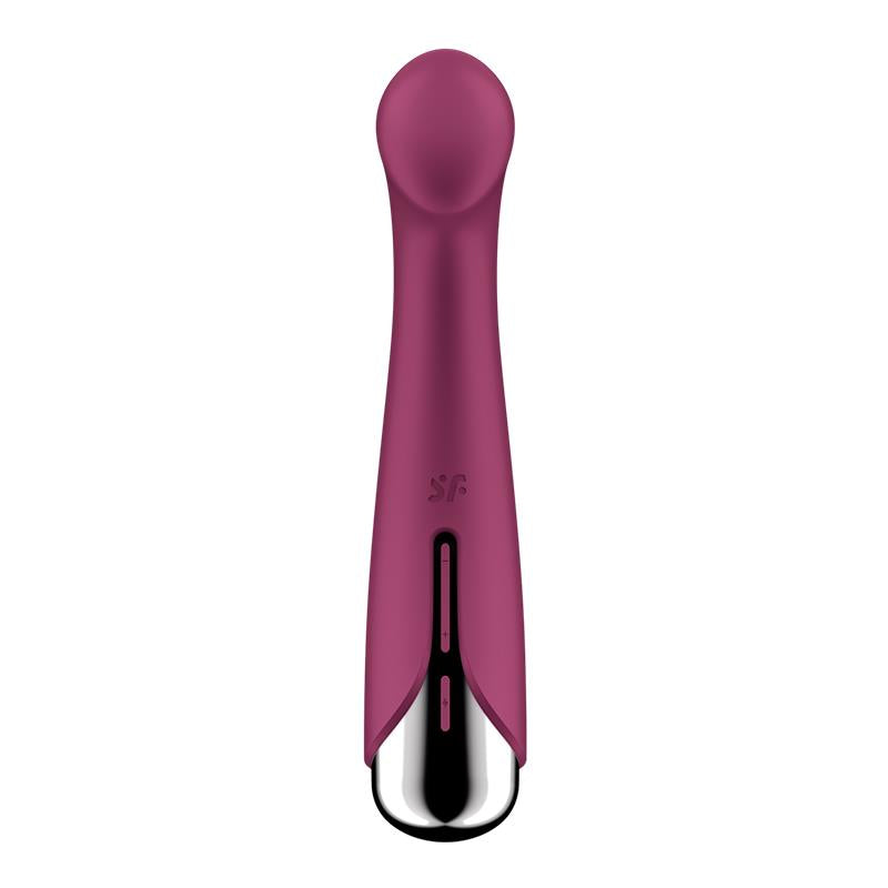 Spinning G-Spot 1 - Red – Rechargeable, Discreet, Intimate Wellness Accessory – Quiet, Rechargeable, Waterproof, Couples & Solo Use, Discreet Intimate Wellness Accessory