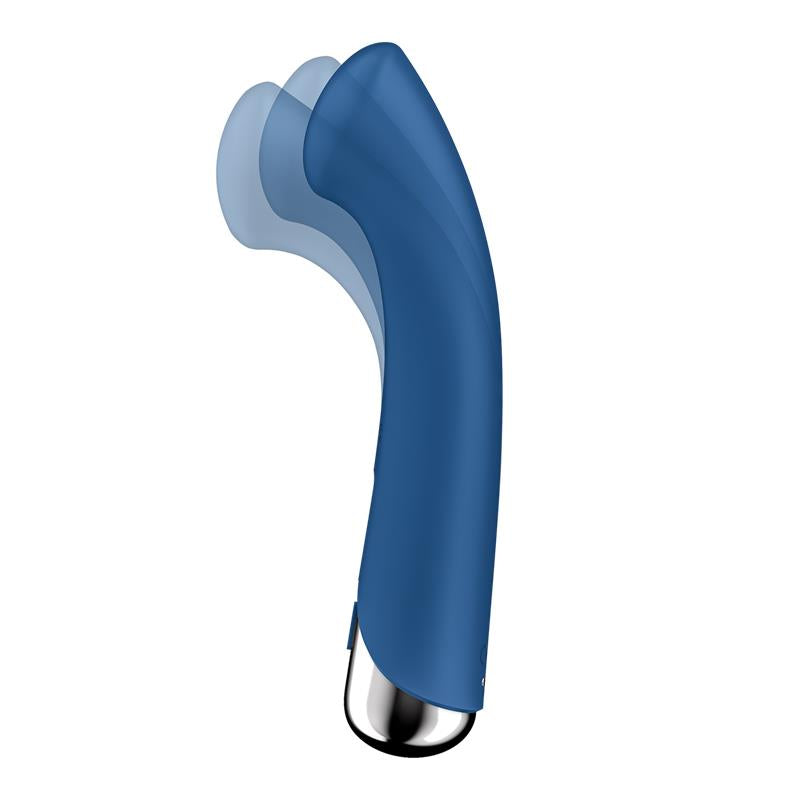 Spinning G-Spot 1 - Blue – Rechargeable, Discreet, Intimate Wellness Accessory – Quiet, Rechargeable, Waterproof, Couples & Solo Use, Discreet Intimate Wellness Accessory