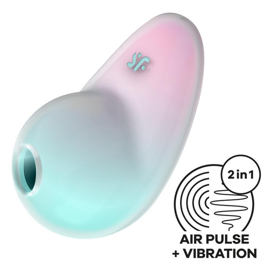 Pixie Dust - Mint/Pink – Rechargeable, Discreet, Intimate Wellness Accessory – Quiet, Rechargeable, Waterproof, Couples & Solo Use, Discreet Intimate Wellness Accessory
