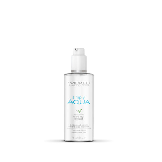 Simply Aqua 2.3oz – Rechargeable, Discreet, Intimate Wellness Accessory – Quiet, Rechargeable, Waterproof, Couples & Solo Use, Discreet Intimate Wellness Accessory