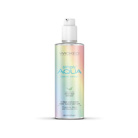 Simply Aqua Special Edition 4 oz – Rechargeable, Discreet, Intimate Wellness Accessory – Quiet, Rechargeable, Waterproof, Couples & Solo Use, Discreet Intimate Wellness Accessory