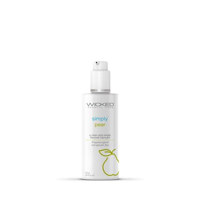 Simply Aqua Pear 2.3 oz – Rechargeable, Discreet, Intimate Wellness Accessory – Quiet, Rechargeable, Waterproof, Couples & Solo Use, Discreet Intimate Wellness Accessory