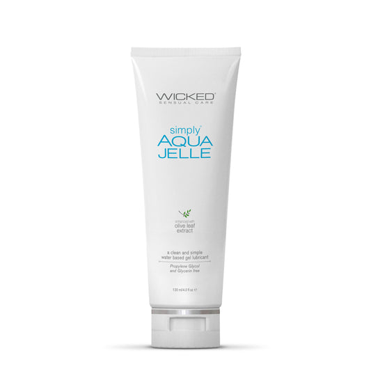 Simply Aqua Jelle 4oz – Rechargeable, Discreet, Intimate Wellness Accessory – Quiet, Rechargeable, Waterproof, Couples & Solo Use, Discreet Intimate Wellness Accessory