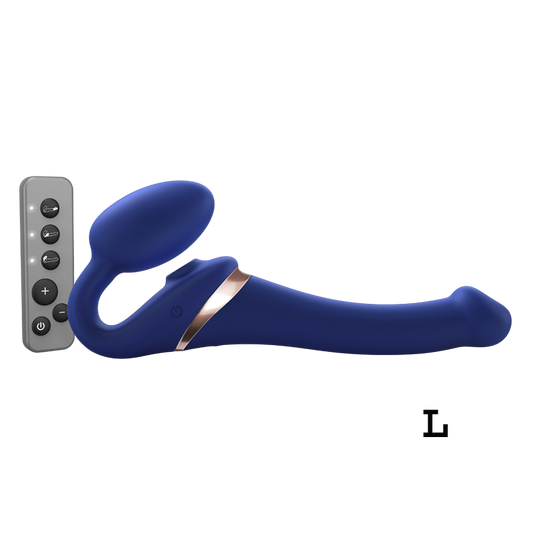 MULTI ORGASM BENDABLE wearable massager - L - NIGHT BLUE – Rechargeable, Discreet, Intimate Wellness Accessory – Quiet, Rechargeable, Waterproof, Couples & Solo Use, Discreet Intimate Wellness Accessory