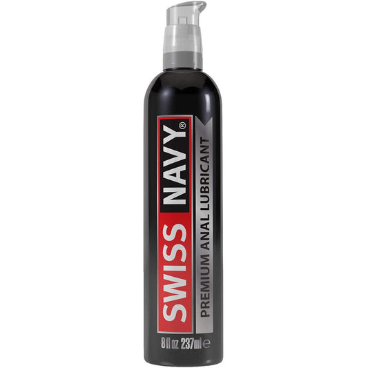 Swiss Navy Premium backdoor personal lubricant 8 oz – Rechargeable, Discreet, Intimate Wellness Accessory – Quiet, Rechargeable, Waterproof, Couples & Solo Use, Discreet Intimate Wellness Accessory