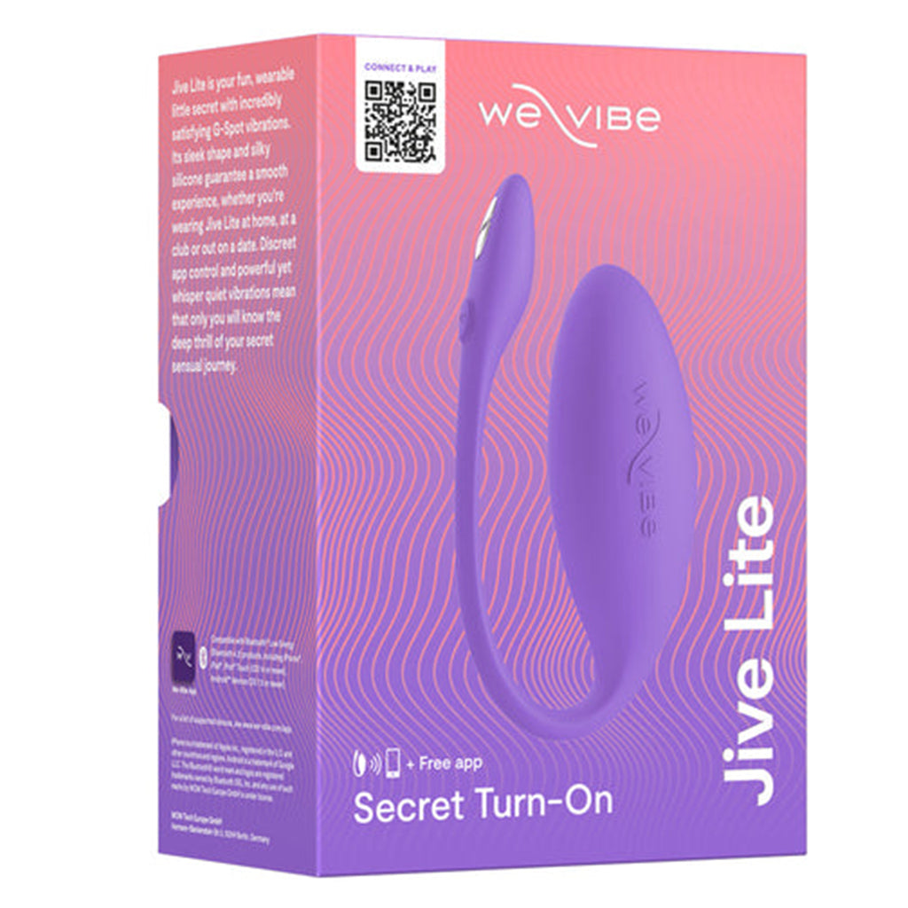 Jive Lite - Purple – Rechargeable, Discreet, Intimate Wellness Accessory – Quiet, Rechargeable, Waterproof, Couples & Solo Use, Discreet Intimate Wellness Accessory