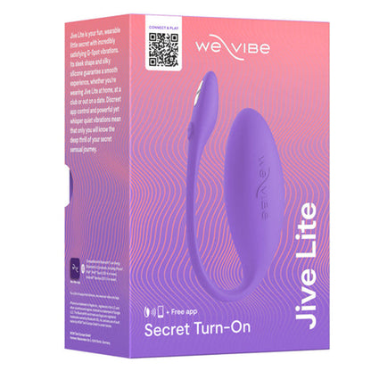 Jive Lite - Purple – Rechargeable, Discreet, Intimate Wellness Accessory – Quiet, Rechargeable, Waterproof, Couples & Solo Use, Discreet Intimate Wellness Accessory