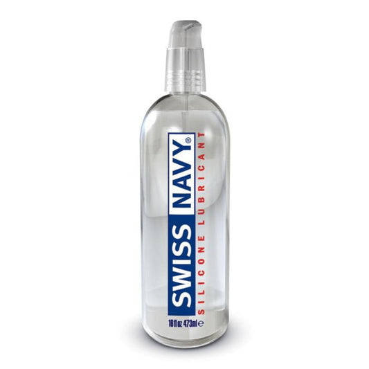 Swiss Navy Premium Silicone 16 oz – Rechargeable, Discreet, Intimate Wellness Accessory – Quiet, Rechargeable, Waterproof, Couples & Solo Use, Discreet Intimate Wellness Accessory
