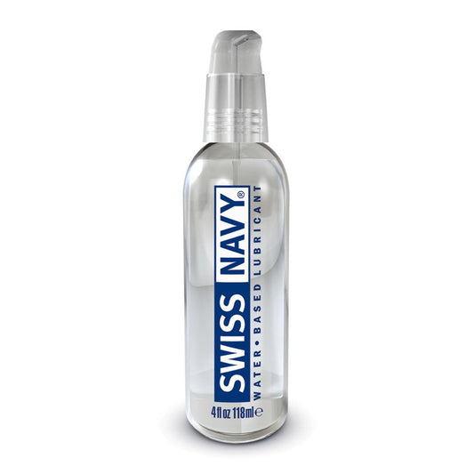Swiss Navy Water 4 oz – Rechargeable, Discreet, Intimate Wellness Accessory – Quiet, Rechargeable, Waterproof, Couples & Solo Use, Discreet Intimate Wellness Accessory