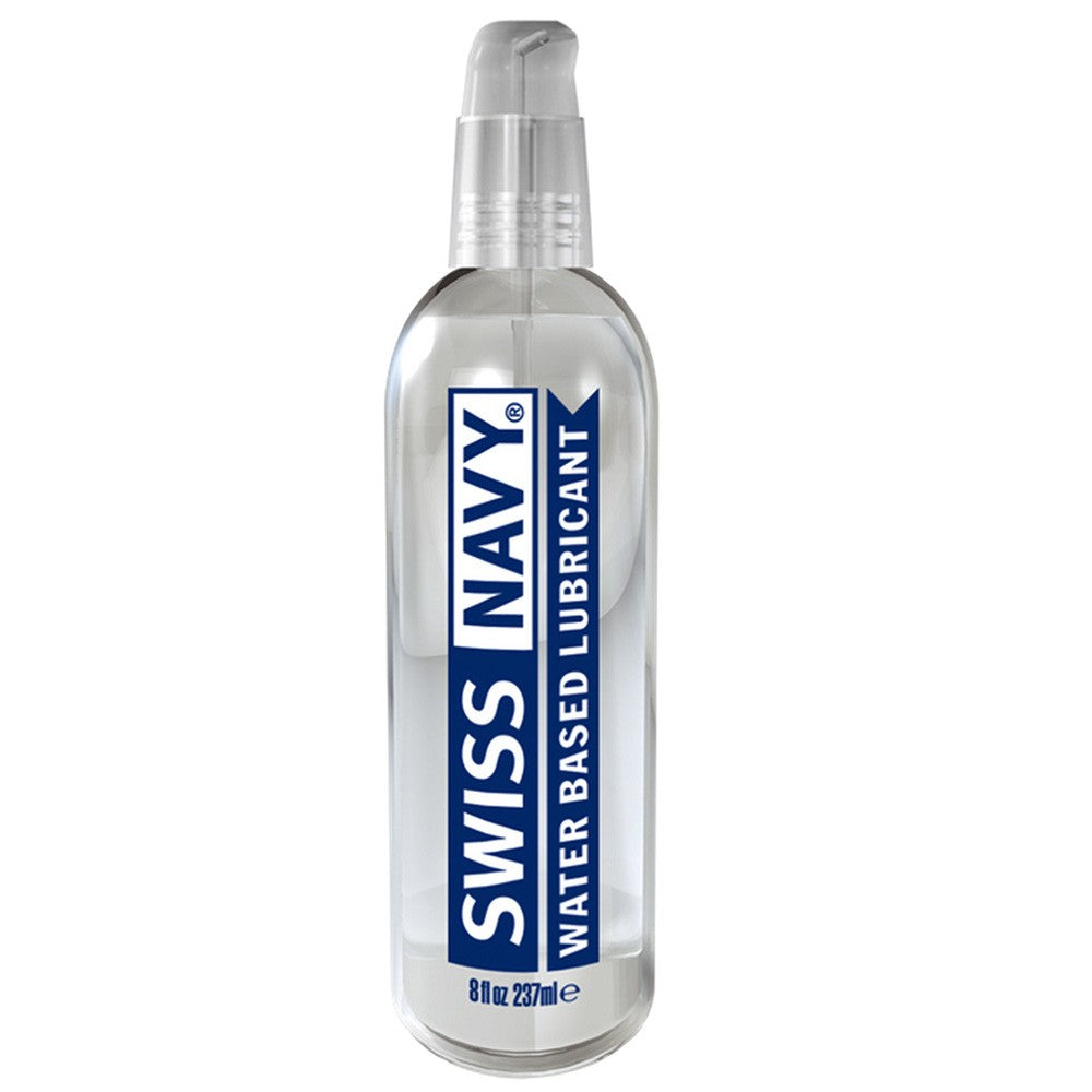Swiss Navy Water 8 oz – Rechargeable, Discreet, Intimate Wellness Accessory – Quiet, Rechargeable, Waterproof, Couples & Solo Use, Discreet Intimate Wellness Accessory