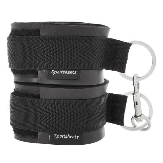 Sports Cuffs - Black – Rechargeable, Discreet, Intimate Wellness Accessory – Quiet, Rechargeable, Waterproof, Couples & Solo Use, Discreet Intimate Wellness Accessory