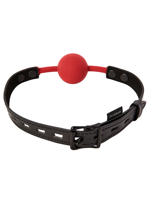 Saffron Ball Gag. – Rechargeable, Discreet, Intimate Wellness Accessory – Quiet, Rechargeable, Waterproof, Couples & Solo Use, Discreet Intimate Wellness Accessory