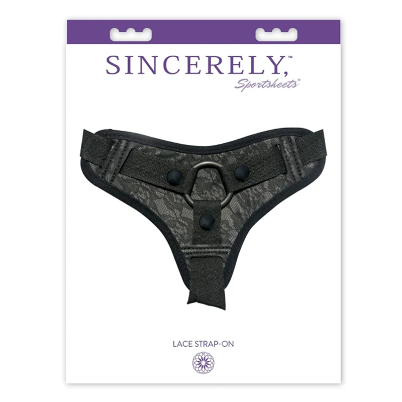 Sinc Lace Strap On – Rechargeable, Discreet, Intimate Wellness Accessory – Quiet, Rechargeable, Waterproof, Couples & Solo Use, Discreet Intimate Wellness Accessory