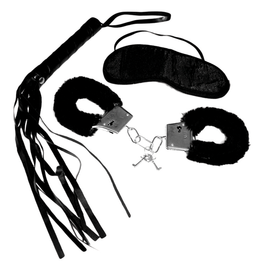 Intro to S&M Kit Black – Rechargeable, Discreet, Intimate Wellness Accessory – Quiet, Rechargeable, Waterproof, Couples & Solo Use, Discreet Intimate Wellness Accessory
