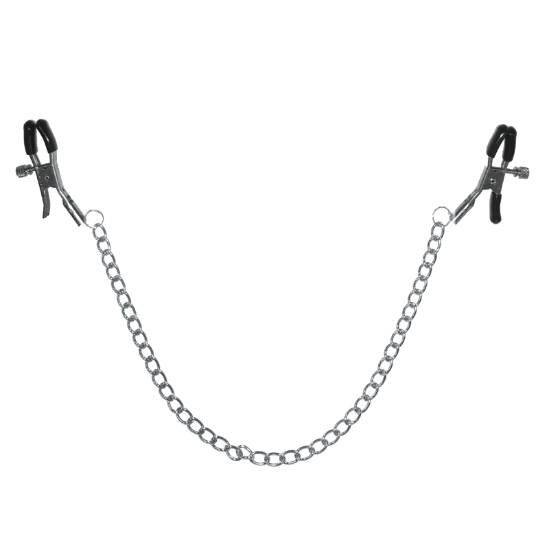 Chained Nipple Clamps – Rechargeable, Discreet, Intimate Wellness Accessory – Quiet, Rechargeable, Waterproof, Couples & Solo Use, Discreet Intimate Wellness Accessory