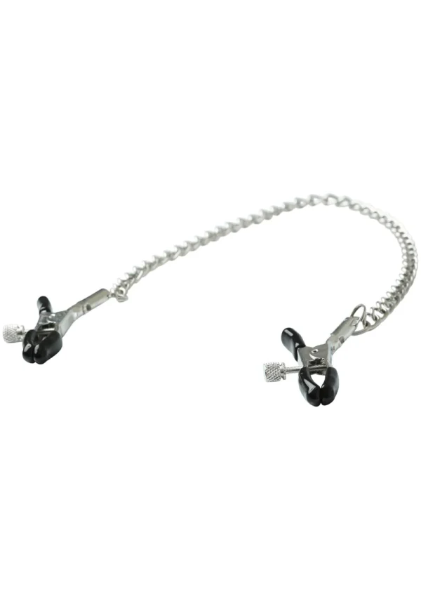Chained Nipple Clamps – Rechargeable, Discreet, Intimate Wellness Accessory – Quiet, Rechargeable, Waterproof, Couples & Solo Use, Discreet Intimate Wellness Accessory