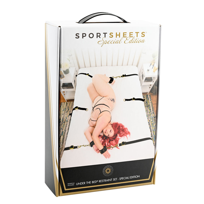 Under the Bed Restraint Set Special Edition. – Rechargeable, Discreet, Intimate Wellness Accessory – Quiet, Rechargeable, Waterproof, Couples & Solo Use, Discreet Intimate Wellness Accessory