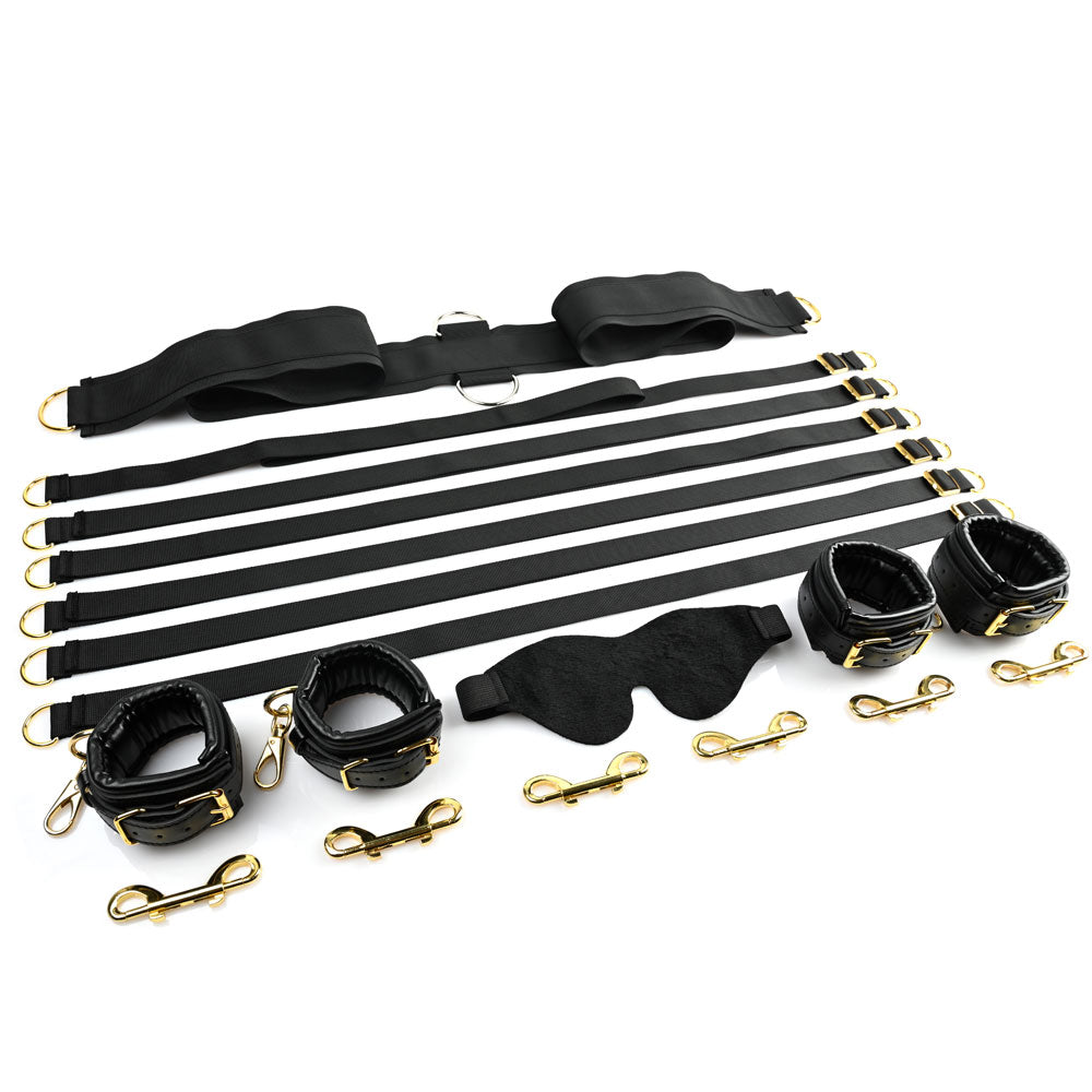 Under the Bed Restraint Set Special Edition. – Rechargeable, Discreet, Intimate Wellness Accessory – Quiet, Rechargeable, Waterproof, Couples & Solo Use, Discreet Intimate Wellness Accessory