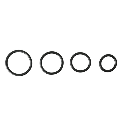 O-Rings Set - 4 Assorted Sizes – Rechargeable, Discreet, Intimate Wellness Accessory – Quiet, Rechargeable, Waterproof, Couples & Solo Use, Discreet Intimate Wellness Accessory
