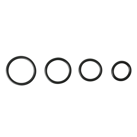O-Rings Set - 4 Assorted Sizes – Rechargeable, Discreet, Intimate Wellness Accessory – Quiet, Rechargeable, Waterproof, Couples & Solo Use, Discreet Intimate Wellness Accessory