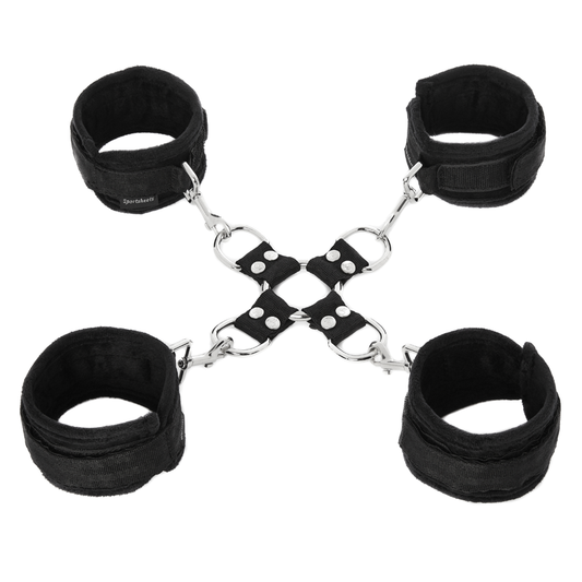 Hog Tie & Cuff Set – Rechargeable, Discreet, Intimate Wellness Accessory – Quiet, Rechargeable, Waterproof, Couples & Solo Use, Discreet Intimate Wellness Accessory