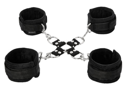 Hog Tie & Cuff Set – Rechargeable, Discreet, Intimate Wellness Accessory – Quiet, Rechargeable, Waterproof, Couples & Solo Use, Discreet Intimate Wellness Accessory