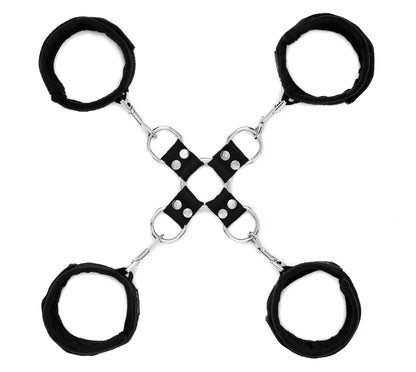 Hog Tie & Cuff Set – Rechargeable, Discreet, Intimate Wellness Accessory – Quiet, Rechargeable, Waterproof, Couples & Solo Use, Discreet Intimate Wellness Accessory