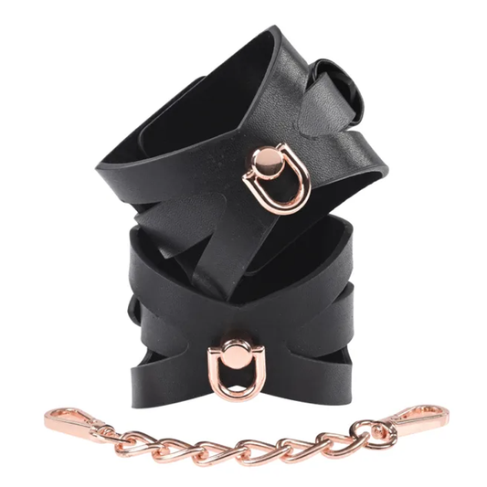 Brat Handcuffs – Rechargeable, Discreet, Intimate Wellness Accessory – Quiet, Rechargeable, Waterproof, Couples & Solo Use, Discreet Intimate Wellness Accessory