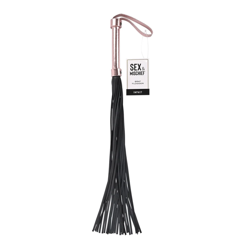 Brat Flogger – Rechargeable, Discreet, Intimate Wellness Accessory – Quiet, Rechargeable, Waterproof, Couples & Solo Use, Discreet Intimate Wellness Accessory