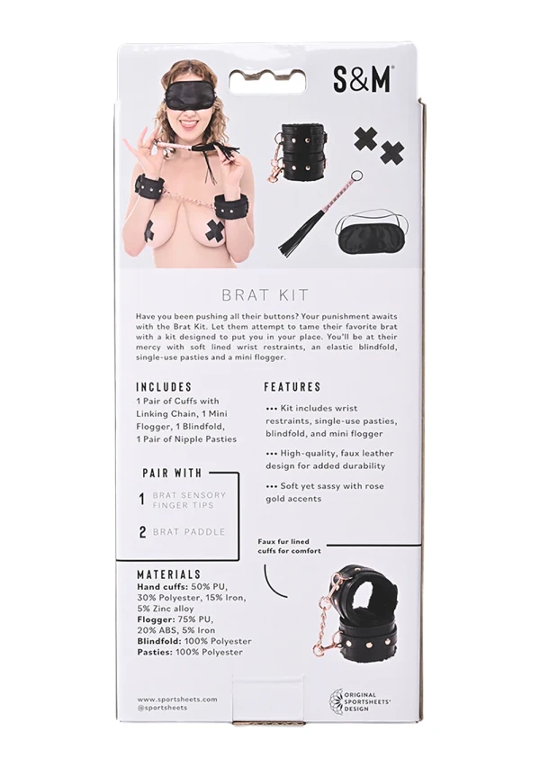 Brat Kit – Rechargeable, Discreet, Intimate Wellness Accessory – Quiet, Rechargeable, Waterproof, Couples & Solo Use, Discreet Intimate Wellness Accessory