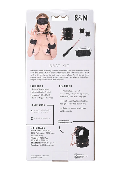 Brat Kit – Rechargeable, Discreet, Intimate Wellness Accessory – Quiet, Rechargeable, Waterproof, Couples & Solo Use, Discreet Intimate Wellness Accessory