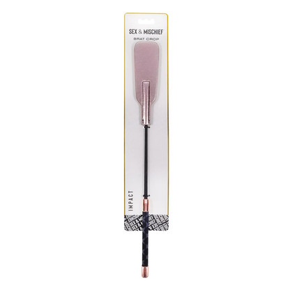 Brat Crop – Rechargeable, Discreet, Intimate Wellness Accessory – Quiet, Rechargeable, Waterproof, Couples & Solo Use, Discreet Intimate Wellness Accessory