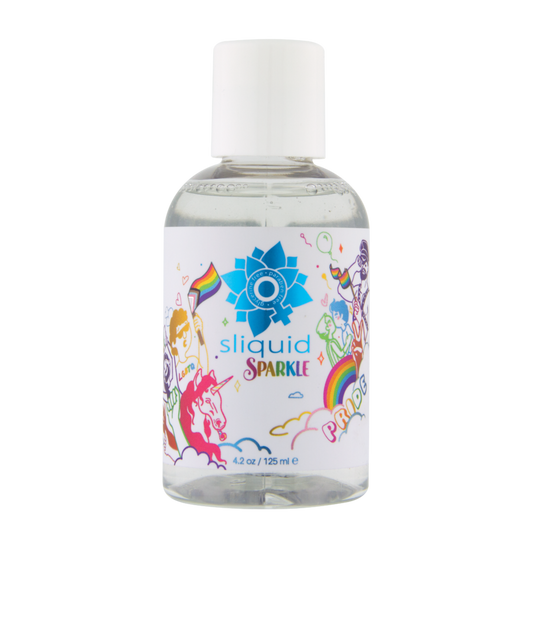 Sparkle Pride personal lubricant 4.2oz – Rechargeable, Discreet, Intimate Wellness Accessory – Quiet, Rechargeable, Waterproof, Couples & Solo Use, Discreet Intimate Wellness Accessory