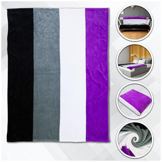 Asexual Polar Fleece Blanket 50" x 60" – Rechargeable, Discreet, Intimate Wellness Accessory – Quiet, Rechargeable, Waterproof, Couples & Solo Use, Discreet Intimate Wellness Accessory