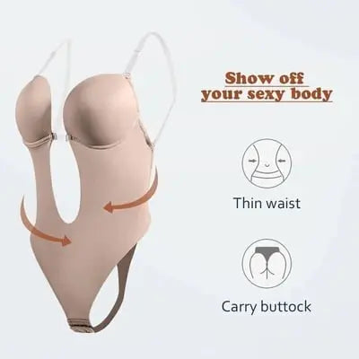 ✨Backless Body Shaper Bra – Rechargeable, Discreet, Intimate Wellness Accessory – Quiet, Rechargeable, Waterproof, Couples & Solo Use, Discreet Intimate Wellness Accessory