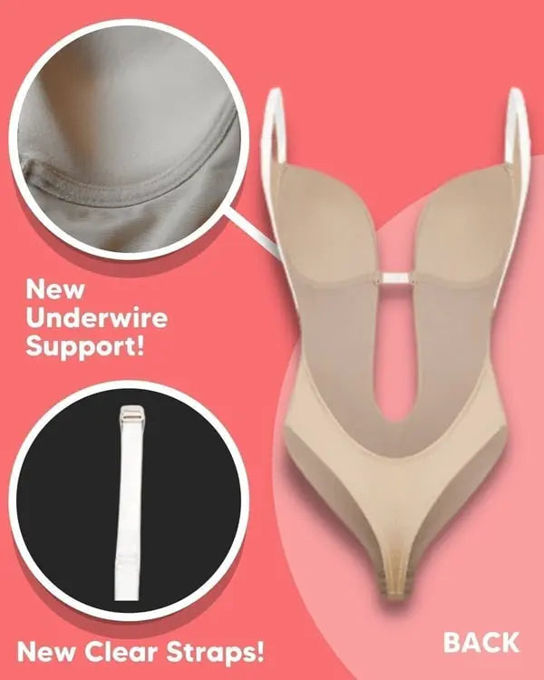 ✨Backless Body Shaper Bra – Rechargeable, Discreet, Intimate Wellness Accessory – Quiet, Rechargeable, Waterproof, Couples & Solo Use, Discreet Intimate Wellness Accessory