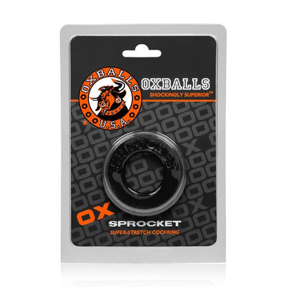 SPROCKET, cockring - BLACK – Rechargeable, Discreet, Intimate Wellness Accessory – Quiet, Rechargeable, Waterproof, Couples & Solo Use, Discreet Intimate Wellness Accessory