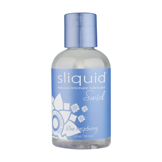 Naturals Swirl - Blue Raspberry 4.2 oz – Rechargeable, Discreet, Intimate Wellness Accessory – Quiet, Rechargeable, Waterproof, Couples & Solo Use, Discreet Intimate Wellness Accessory