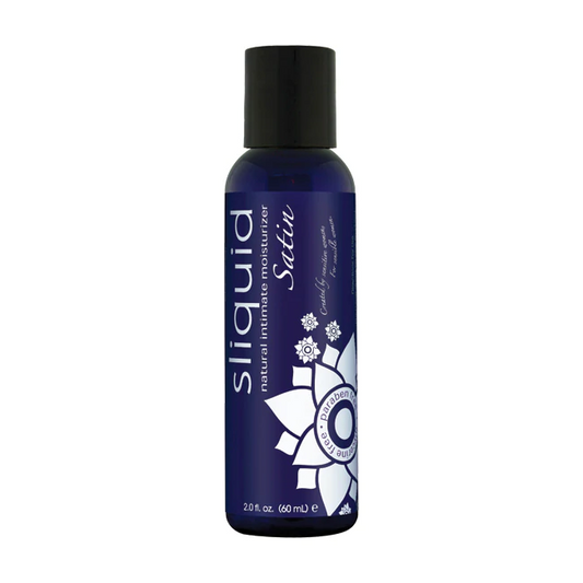 Sliquid Satin Lubricant 2oz – Rechargeable, Discreet, Intimate Wellness Accessory – Quiet, Rechargeable, Waterproof, Couples & Solo Use, Discreet Intimate Wellness Accessory