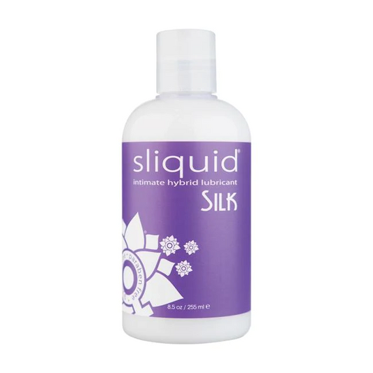Sliquid Silk Lubricant 8.5oz – Rechargeable, Discreet, Intimate Wellness Accessory – Quiet, Rechargeable, Waterproof, Couples & Solo Use, Discreet Intimate Wellness Accessory