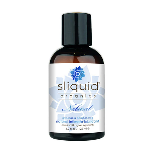 Sliquid Organics Natural Lubricant 4.2oz – Rechargeable, Discreet, Intimate Wellness Accessory – Quiet, Rechargeable, Waterproof, Couples & Solo Use, Discreet Intimate Wellness Accessory